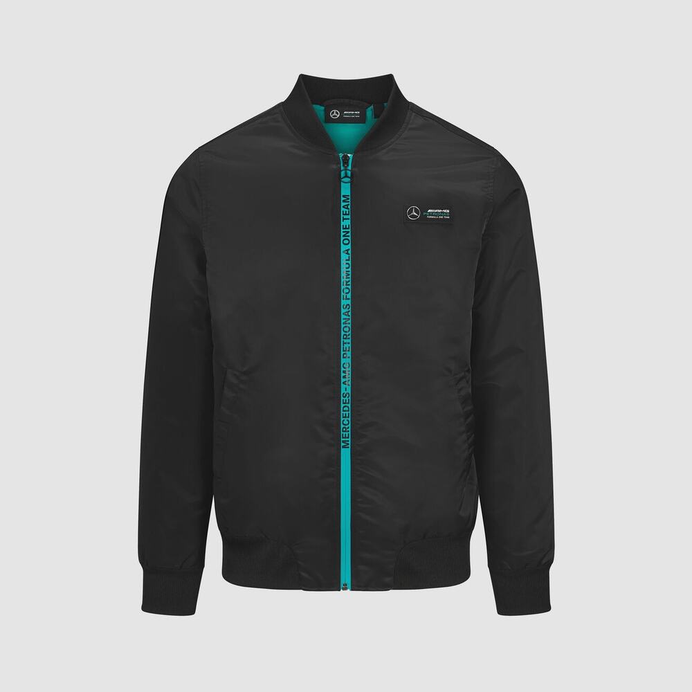 Mercedes AMG Petronas F1 Bomber Jacket Mens XXL 2XL Padded Lightweight Racing